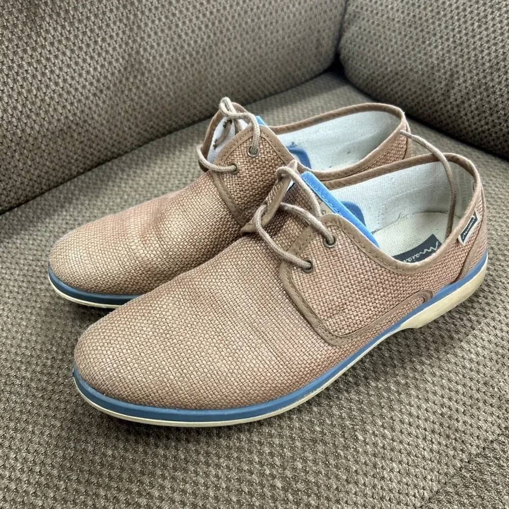 Maians Women 8/Mens 6.5 Casual Shoes‎ Pecan Canvas Desert Bootie 41 Spain